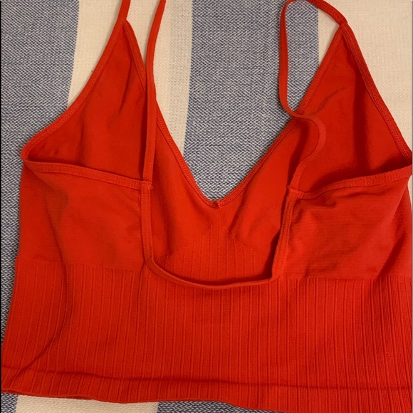 Red free people nylon tank - Picture 1 of 3